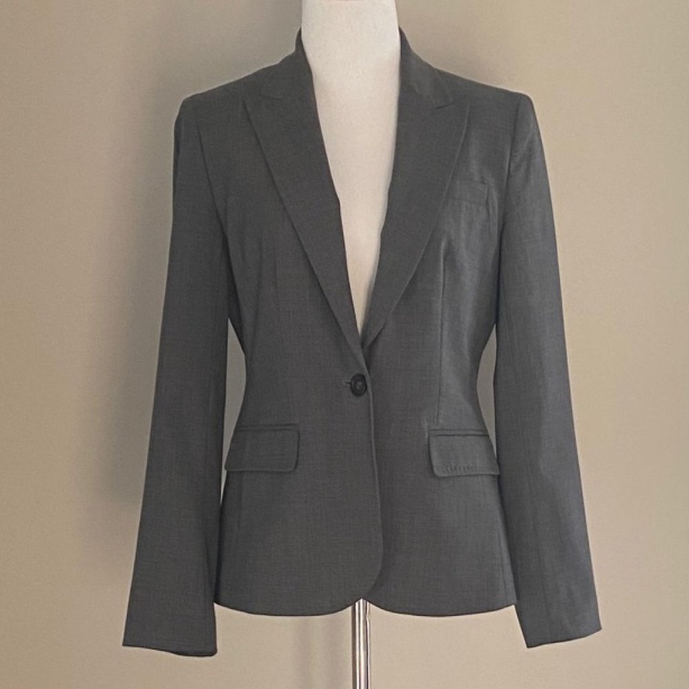 J Crew Lightweight Wool Stretch Suiting Blazer